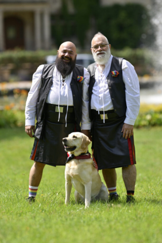 Regenbogenhochzeit Queer