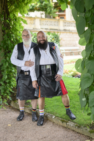 Regenbogenhochzeit Queer