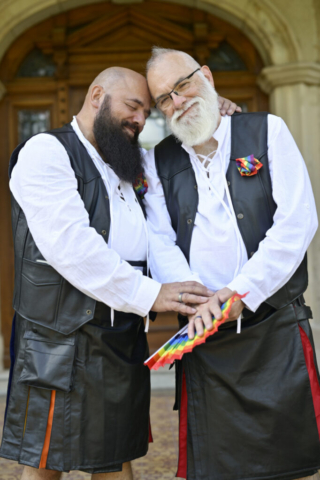 Regenbogenhochzeit Queer